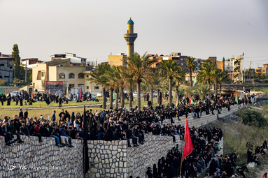 راهپیمایی جاماندگان اربعین در ساری