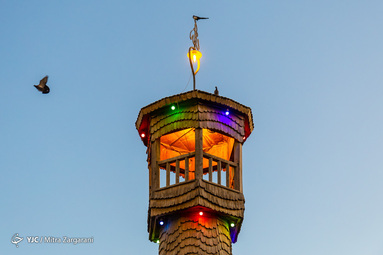 مسجد چوبی در دهکده چوبین نیشابور