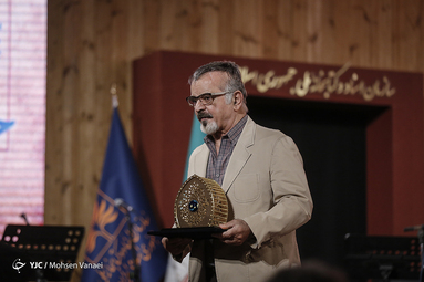 مهدی فخیم زاده در حاشیه اختتامیه آئین ملی چله عشق