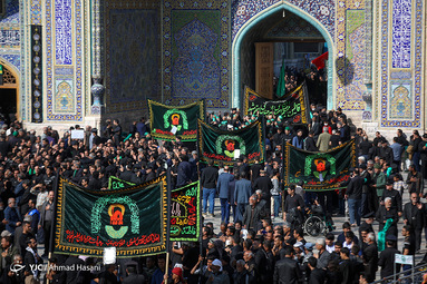 عزاداری روز شهادت امام رضا (علیه السلام) در حرم مطهر رضوی
