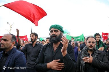 عزاداری روز شهادت امام رضا (علیه السلام) در حرم مطهر رضوی