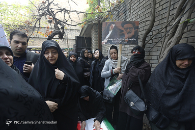 مراسم تشییع پیکر اعظم طالقانی