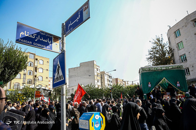 مراسم تشییع شهید مدافع حرم حامد سلطانی