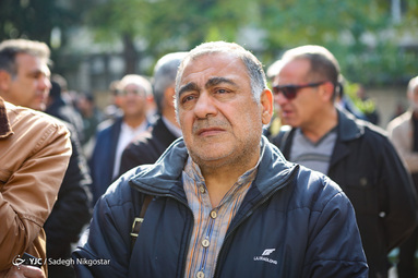 مراسم تشییع پیکر مرحوم ابراهیم آبادی