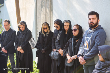 مراسم تشییع پیکر مرحوم ابراهیم آبادی