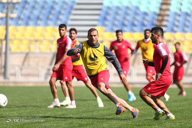 تمرین تیم فوتبال پرسپولیس