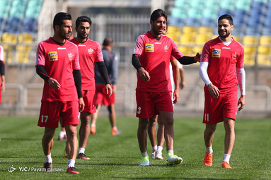 تمرین تیم فوتبال پرسپولیس