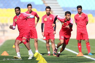 تمرین تیم فوتبال پرسپولیس