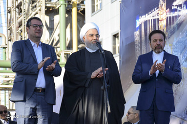 افتتاح کارخانه فولاد بافت کرمان توسط رییس جمهور