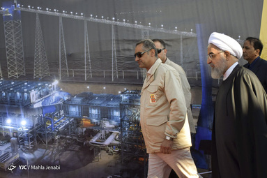 افتتاح کارخانه فولاد بافت کرمان توسط رییس جمهور