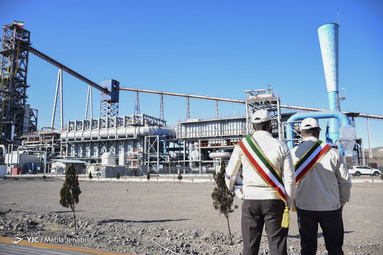 افتتاح کارخانه فولاد بافت کرمان توسط رییس جمهور