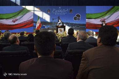 افتتاح کارخانه فولاد بافت کرمان توسط رییس جمهور