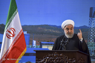 افتتاح کارخانه فولاد بافت کرمان توسط رییس جمهور