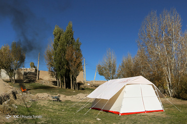 زندگی پس از زلزله در منطقه سراب