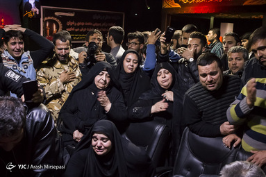 وداع با پیکر شهید محمد مهدی رضوان