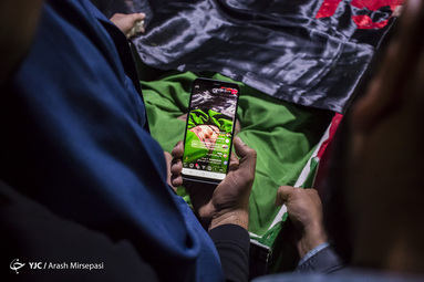 وداع با پیکر شهید محمد مهدی رضوان