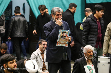 تشییع پیکر بسیجی شهید محمدمهدی رضوان