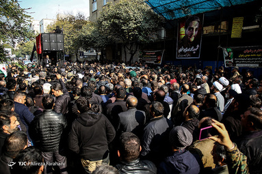 تشییع پیکر بسیجی شهید محمدمهدی رضوان