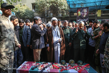 تشییع پیکر بسیجی شهید محمدمهدی رضوان