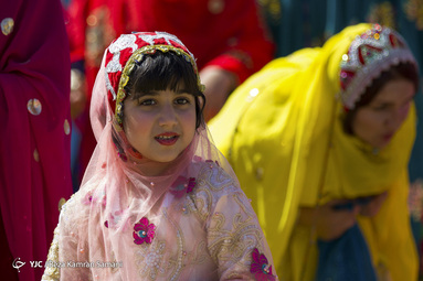 جشنواره رنگ‌ها در عروسی بختیاری