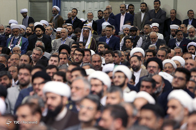 دیدار میهمانان کنفرانس وحدت اسلامى با رهبر انقلاب
