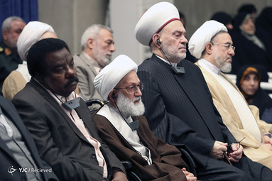 دیدار میهمانان کنفرانس وحدت اسلامى با رهبر انقلاب