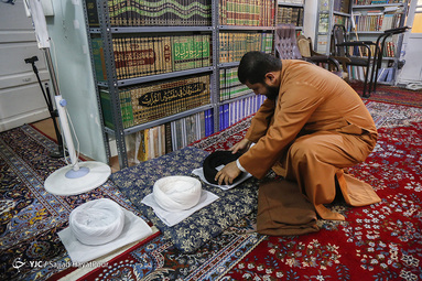 عمامه گذاری طلاب در قم