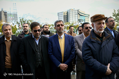 تشییع پیکر «رضا عبدی» پیشکسوت رادیو