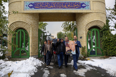 تشییع پیکر «رضا عبدی» پیشکسوت رادیو