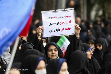 راهپیمایی اعلام انزجار مردم تبریز از آشوبگران و اغتشاشگران در کشور