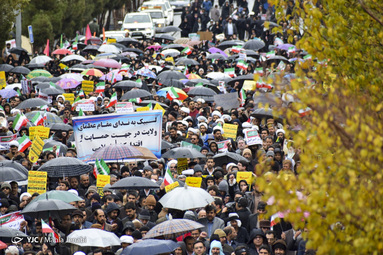 راهپیمایی انزجار مردم از آشوبگران کرمان