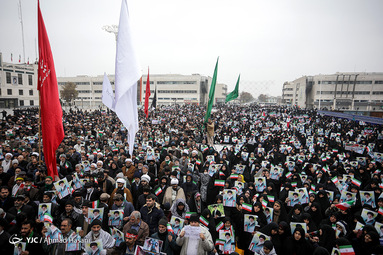 راهپیمایی انزجار از آشوبگران در مشهد مقدس
