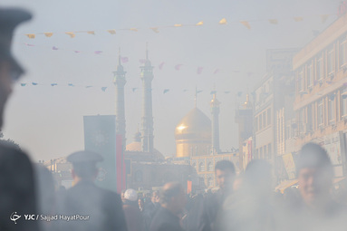 راسم استقبال از کاروان نمادین حضرت معصومه سلام الله علیها در قم