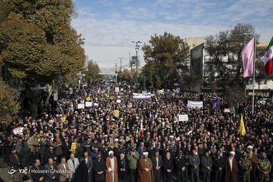 راهپیمایی انزجار از آشوبگران در قزوین