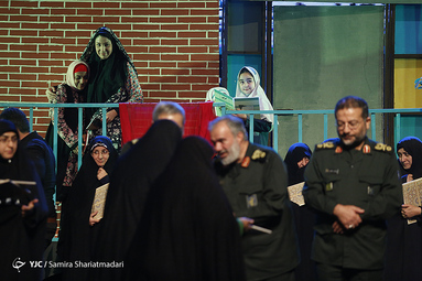 گرد همایی چهار هزار نفری دختران بسیجی