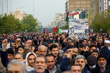 راهپیمایی انزجار مردم تهران از آشوبگران