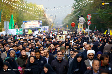 راهپیمایی انزجار مردم تهران از آشوبگران
