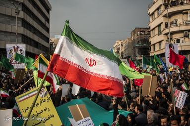 راهپیمایی انزجار مردم تهران از آشوبگران