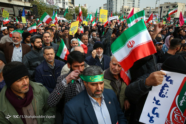 راهپیمایی انزجار مردم تهران از آشوبگران