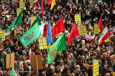 راهپیمایی انزجار مردم تهران از آشوبگران