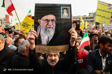 راهپیمایی انزجار مردم تهران از آشوبگران