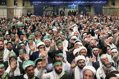 دیدار بسیجیان با رهبر معظم انقلاب به مناسبت هفته بسیج