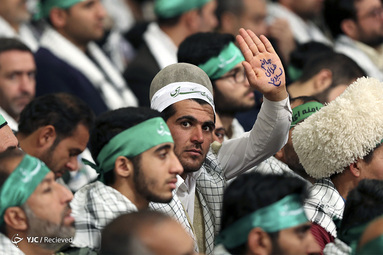 دیدار بسیجیان با رهبر معظم انقلاب به مناسبت هفته بسیج