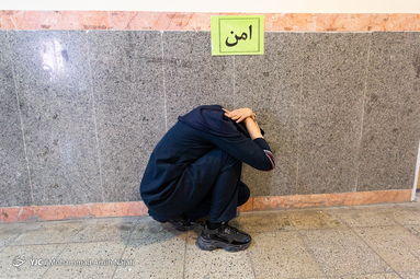 مانور زلزله در همدان