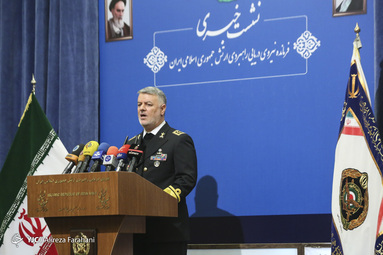 نشست خبری فرمانده نیروی دریایی ارتش