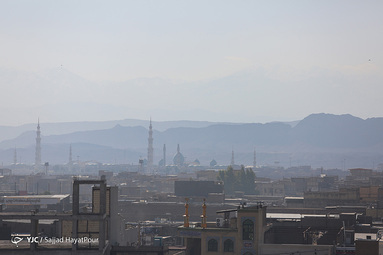 آلودگی هوا در قم