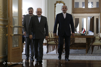دیدار بن علوی وزیر خارجه عمان با ظریف