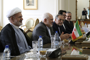 دیدار بن علوی وزیر خارجه عمان با ظریف