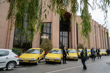 مراسم رونمایی از ناوگان نوسازی شده تاکسیرانی