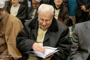 حضور سفیر فلسطین در مراسم ختم خواهر دکتر ولایتی